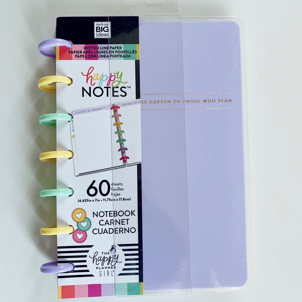 Happy planner mini notebook